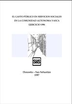 El gasto p&uacute;blico en servicios sociales en la CAPV en 1996